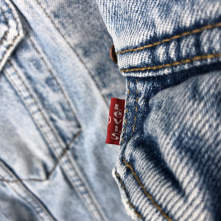 90'S Levi's 70503-0210 denim jacket, denim jacket, men's size M, vintage cotton blue type Vintage Second Hand