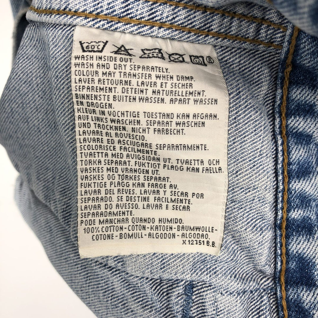 90'S Levi's 70503-0210 denim jacket, denim jacket, men's size M, vintage cotton blue type Vintage Second Hand