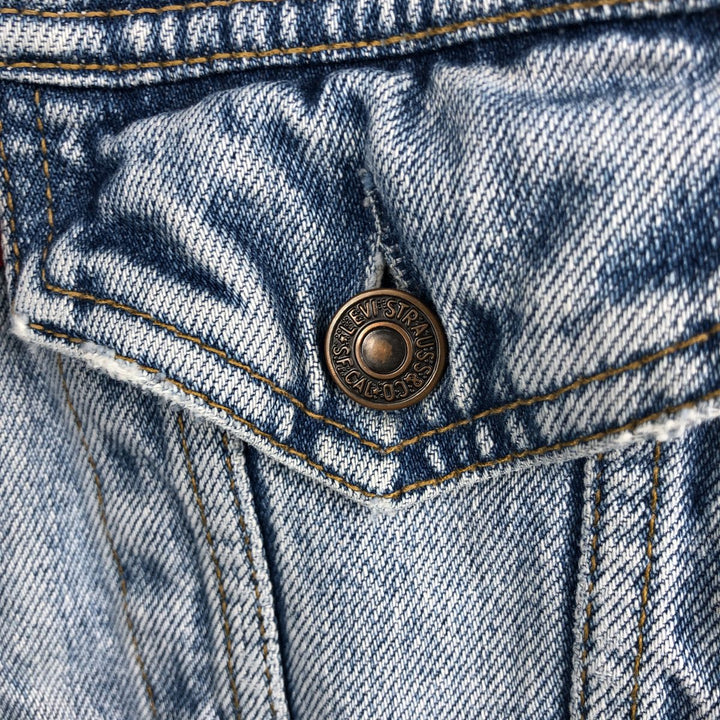 90'S Levi's 70503-0210 denim jacket, denim jacket, men's size M, vintage cotton blue type Vintage Second Hand