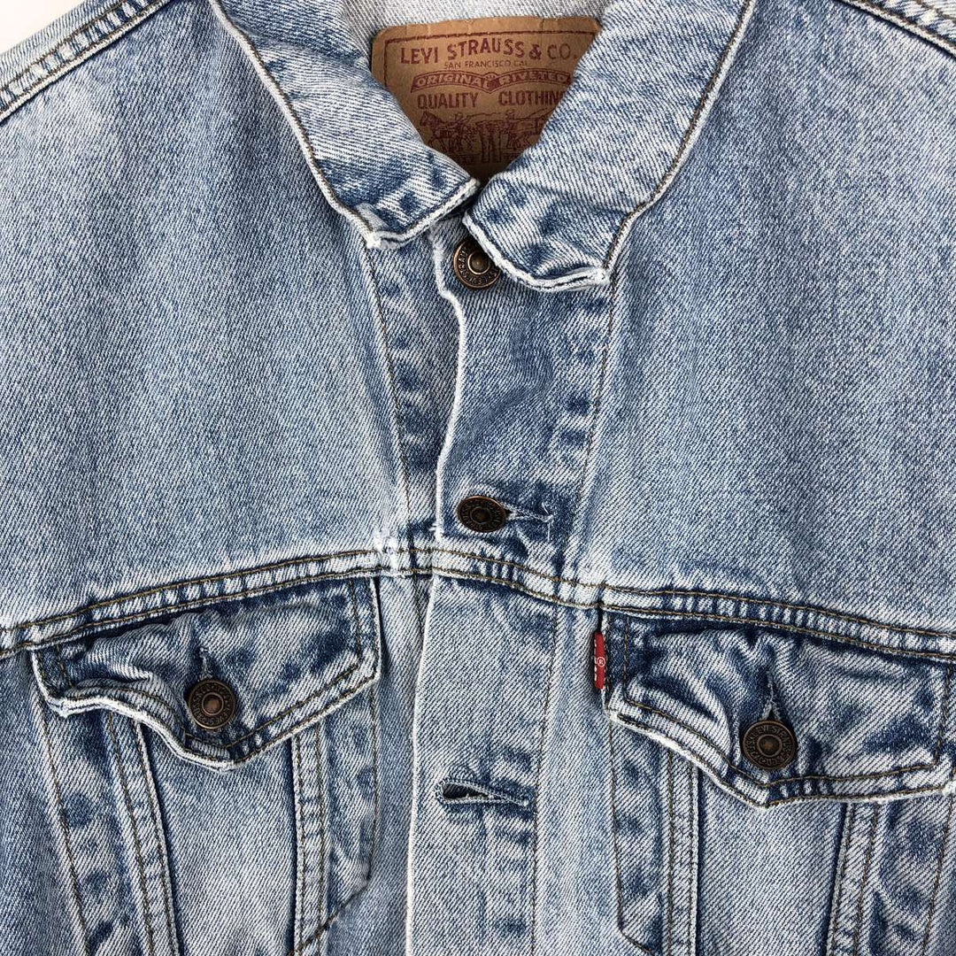 90'S Levi's 70503-0210 denim jacket, denim jacket, men's size M, vintage cotton blue type Vintage Second Hand