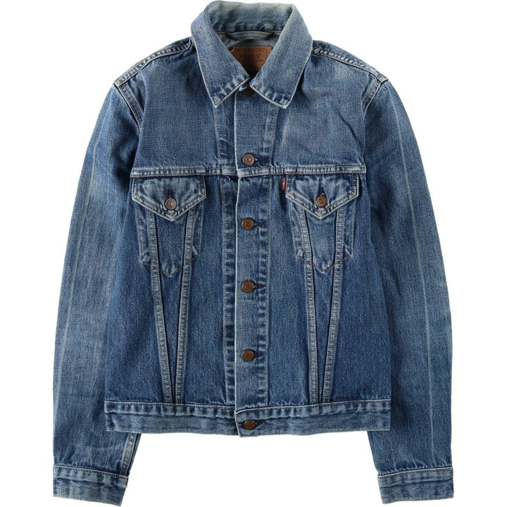 Levi's 70500 04 Euro model denim jacket, denim jacket, men's size M cotton blue type Vintage Second Hand