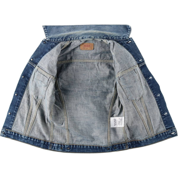 Levi's 70500 04 Euro model denim jacket, denim jacket, men's size M cotton blue type Vintage Second Hand