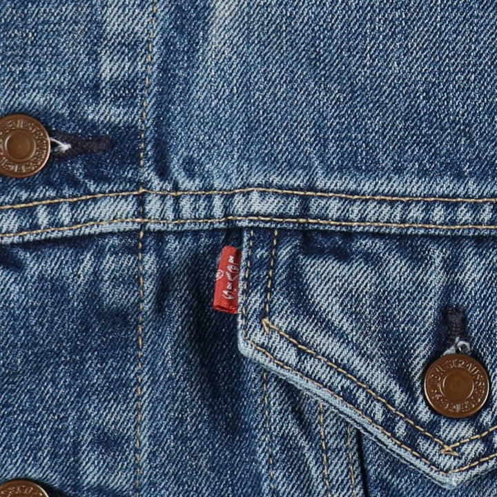 Levi's 70500 04 Euro model denim jacket, denim jacket, men's size M cotton blue type Vintage Second Hand
