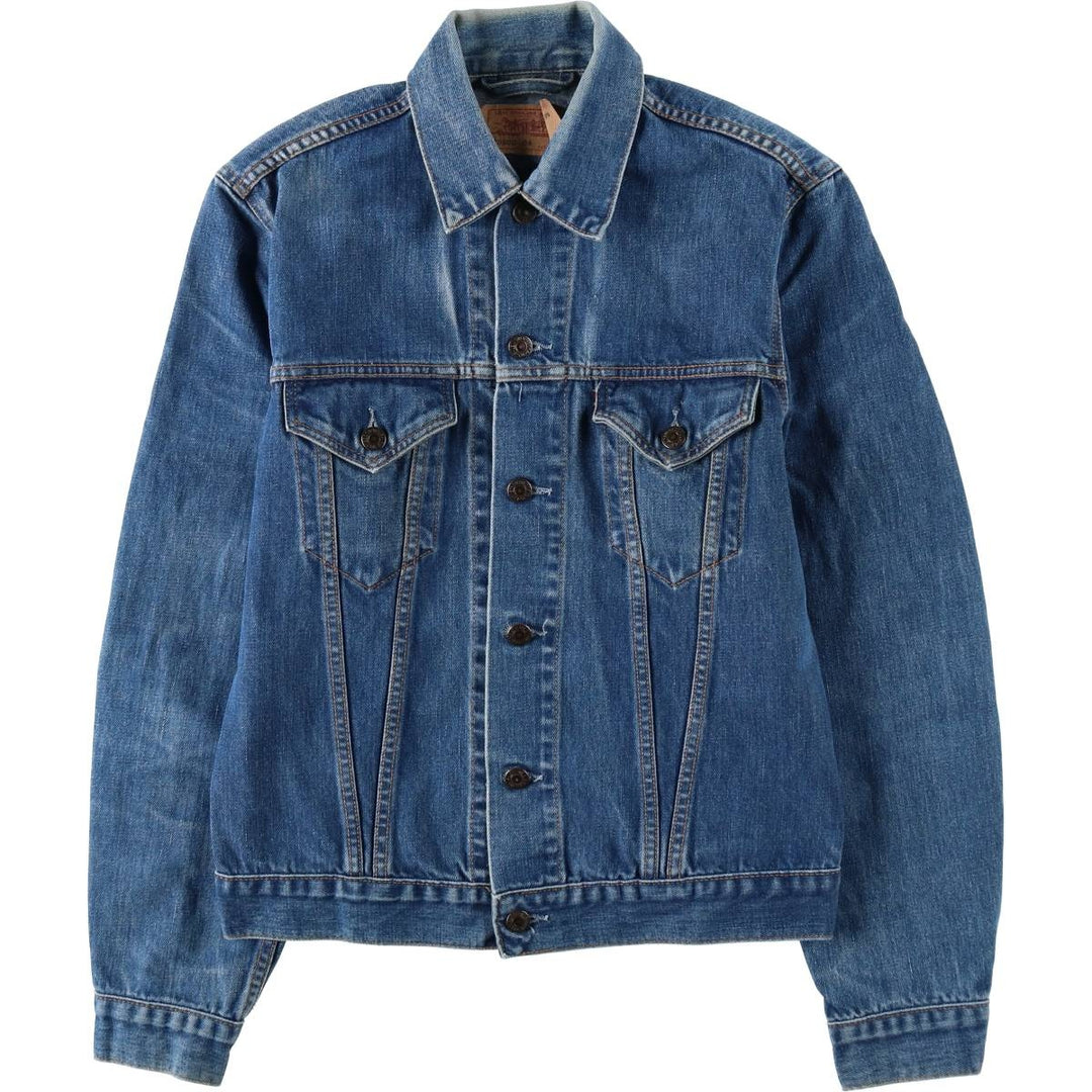 Levi's 70500 04 Euro model denim jacket, denim jacket, men's size M cotton blue type Vintage Second Hand