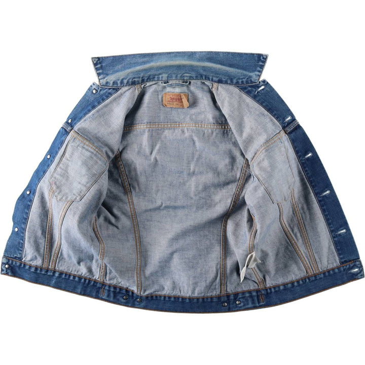 Levi's 70500 04 Euro model denim jacket, denim jacket, men's size M cotton blue type Vintage Second Hand