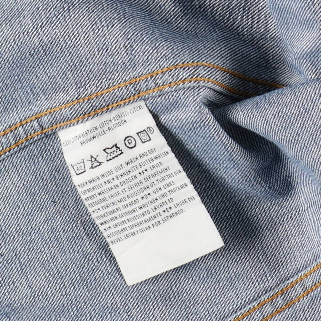 Levi's 70500 04 Euro model denim jacket, denim jacket, men's size M cotton blue type Vintage Second Hand