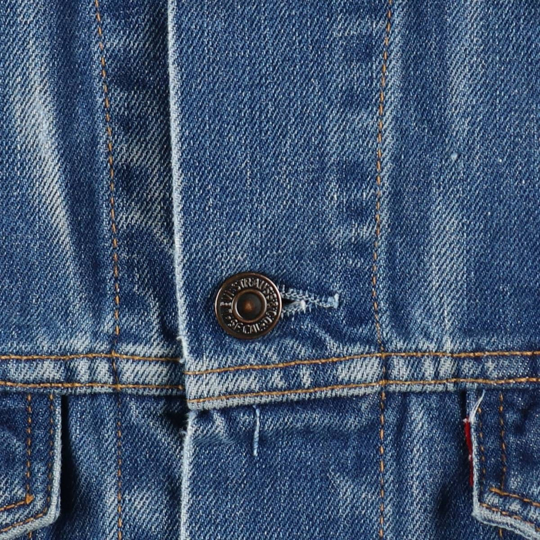 Levi's 70500 04 Euro model denim jacket, denim jacket, men's size M cotton blue type Vintage Second Hand