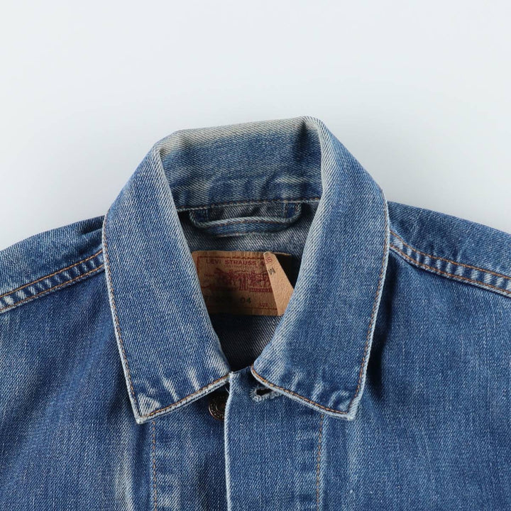 Levi's 70500 04 Euro model denim jacket, denim jacket, men's size M cotton blue type Vintage Second Hand