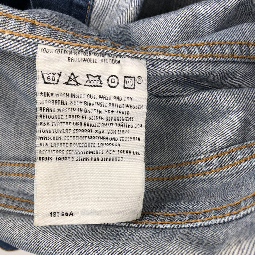 2000'S Levi's 70500-0414 Euro Model Denim Jacket, Men's Size XL cotton blue type Vintage Second Hand