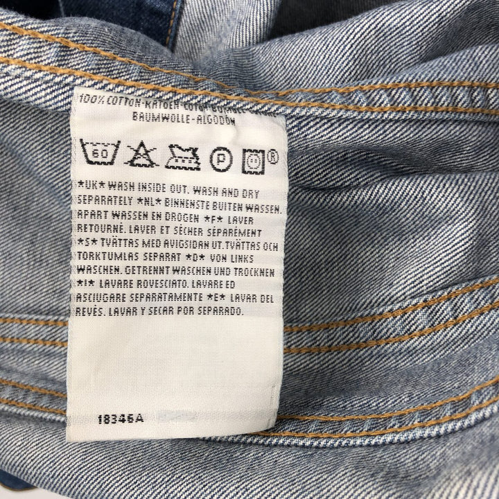 2000'S Levi's 70500-0414 Euro Model Denim Jacket, Men's Size XL cotton blue type Vintage Second Hand