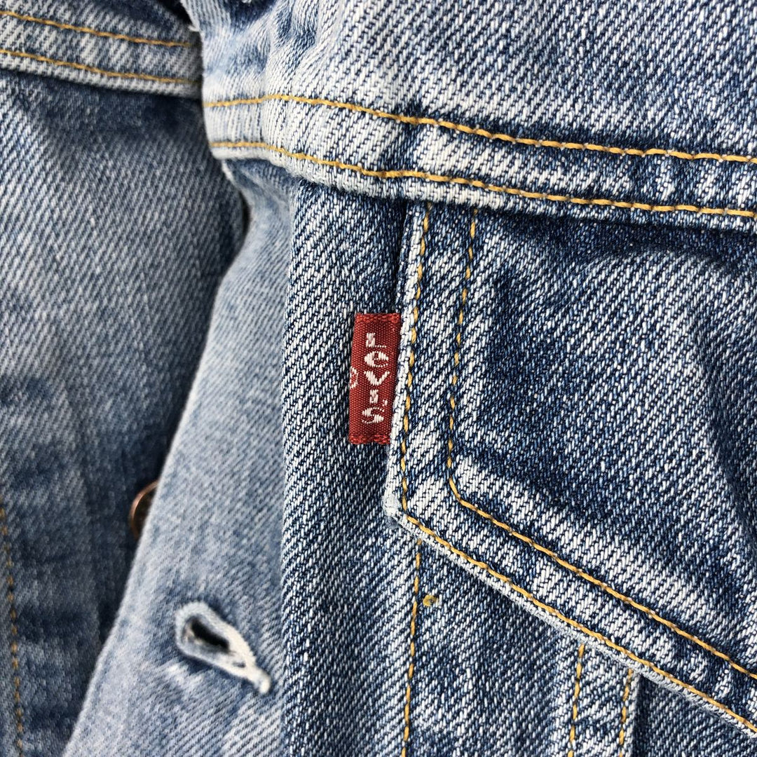 2000'S Levi's 70550-0487 Euro Model Denim Jacket (Men's XL equivalent) cotton blue type Vintage Second Hand