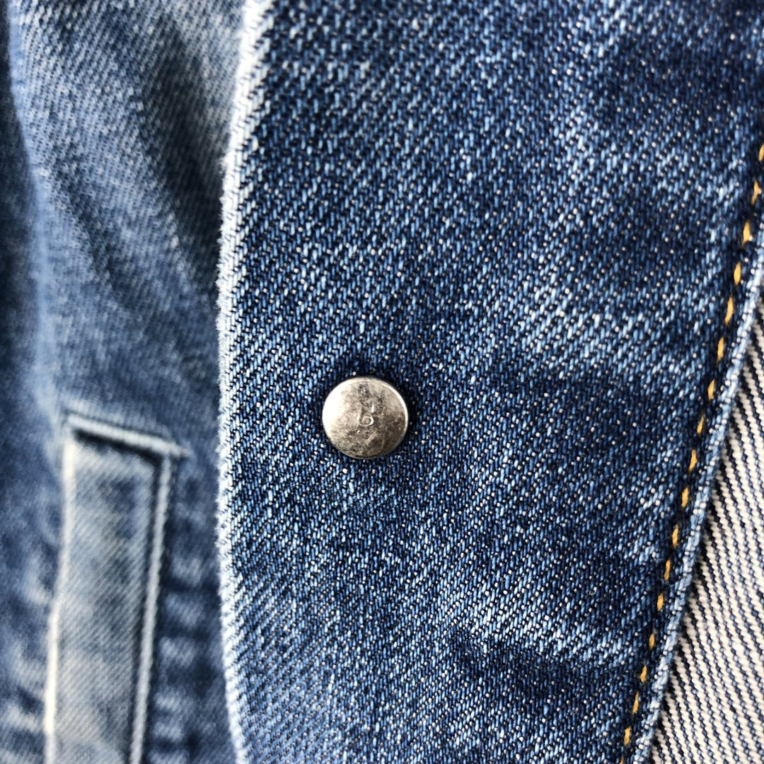2000'S Levi's 70550-0487 Euro Model Denim Jacket (Men's XL equivalent) cotton blue type Vintage Second Hand