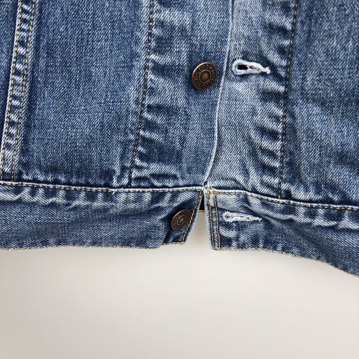 2000'S Levi's 70550-0487 Euro Model Denim Jacket (Men's XL equivalent) cotton blue type Vintage Second Hand