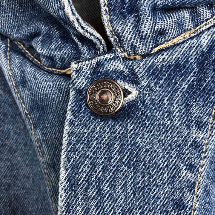 1990'S Levi's 70503-0214 Euro Model Denim Jacket, Italian Made, Men's Size M (Equivalent), Vintage cotton blue type Vintage Second Hand