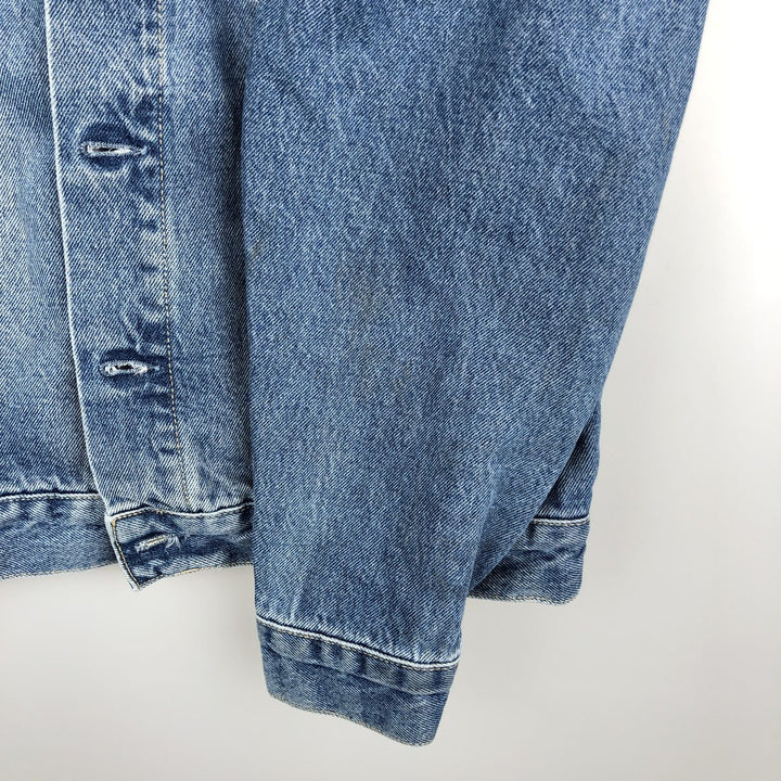 1990'S Levi's 70503-0214 Euro Model Denim Jacket, Italian Made, Men's Size M (Equivalent), Vintage cotton blue type Vintage Second Hand