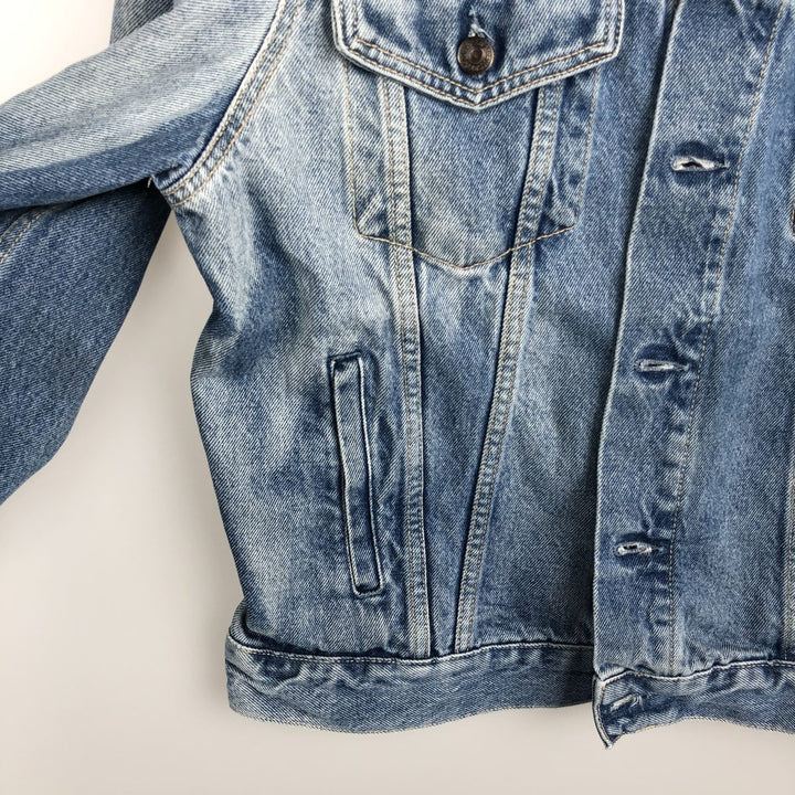 1990'S Levi's 70503-0214 Euro Model Denim Jacket, Italian Made, Men's Size M (Equivalent), Vintage cotton blue type Vintage Second Hand