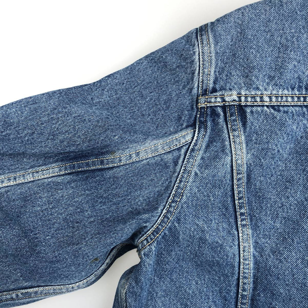1990'S Levi's 70503-0214 Euro Model Denim Jacket, Italian Made, Men's Size M (Equivalent), Vintage cotton blue type Vintage Second Hand