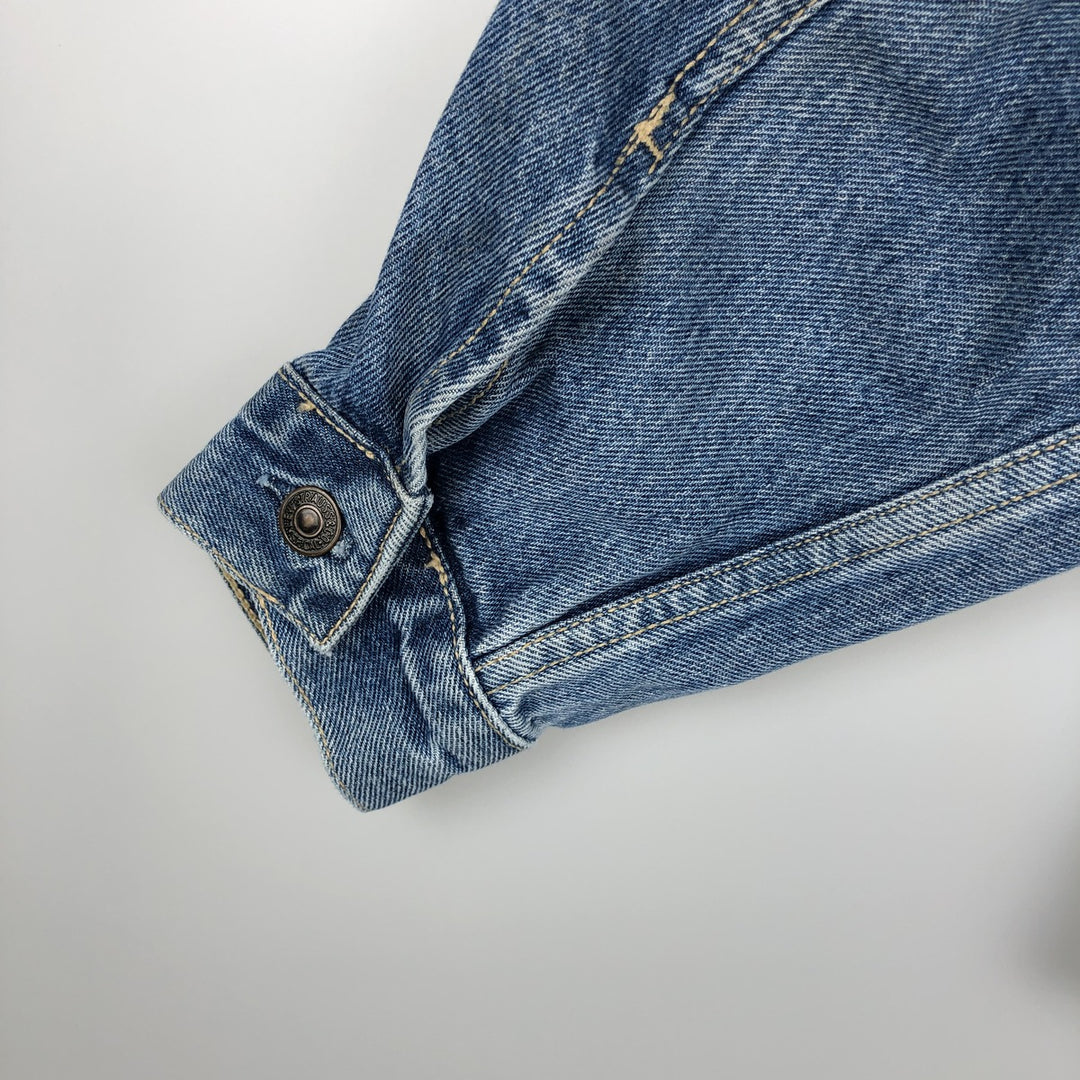 1990'S Levi's 70503-0214 Euro Model Denim Jacket, Italian Made, Men's Size M (Equivalent), Vintage cotton blue type Vintage Second Hand