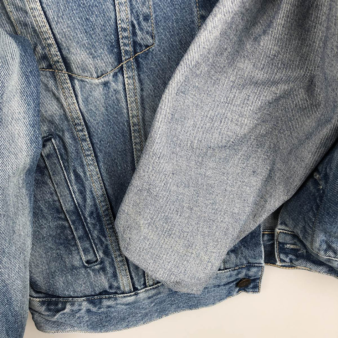 1990'S Levi's 70503-0214 Euro Model Denim Jacket, Italian Made, Men's Size M (Equivalent), Vintage cotton blue type Vintage Second Hand