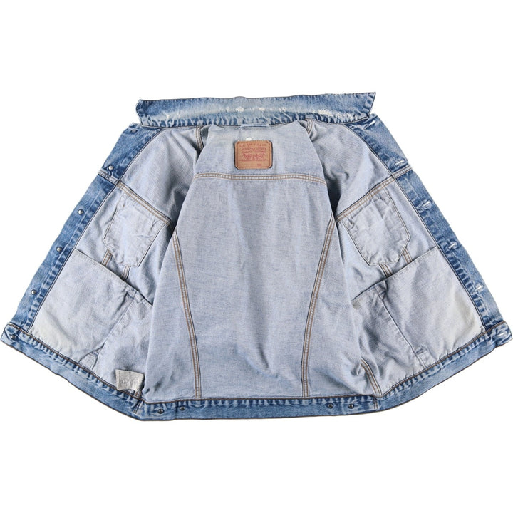 1990'S Levi's 70503-0216 Euro Model Denim Jacket (Men's XXL equivalent) Vintage cotton blue type Vintage Second Hand