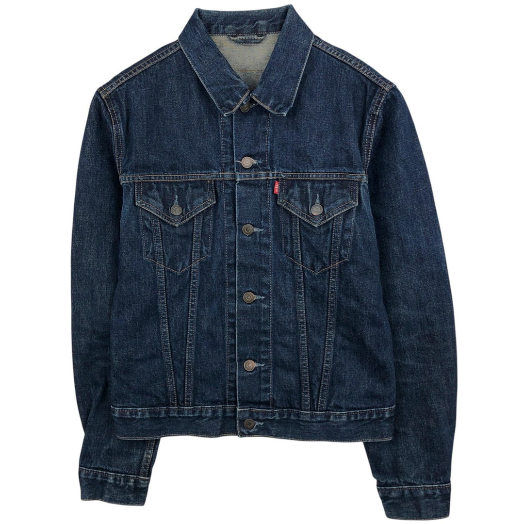 Levi's denim jacket, denim jacket, women's size L cotton navy blue type Vintage Second Hand