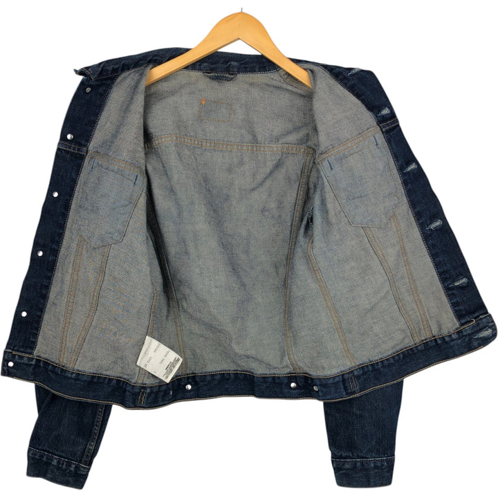 Levi's denim jacket, denim jacket, women's size L cotton navy blue type Vintage Second Hand
