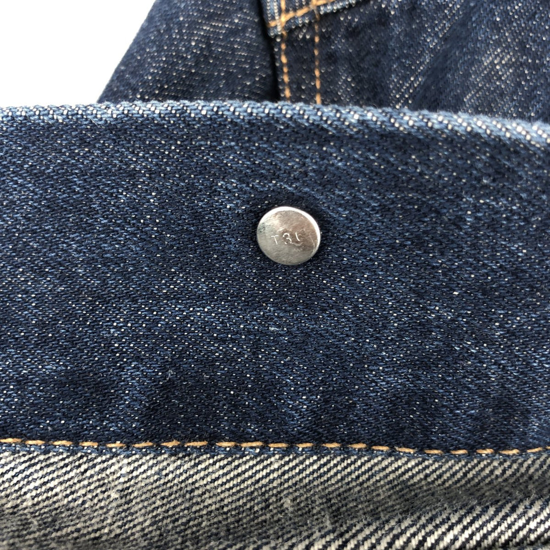 Levi's denim jacket, denim jacket, women's size L cotton navy blue type Vintage Second Hand