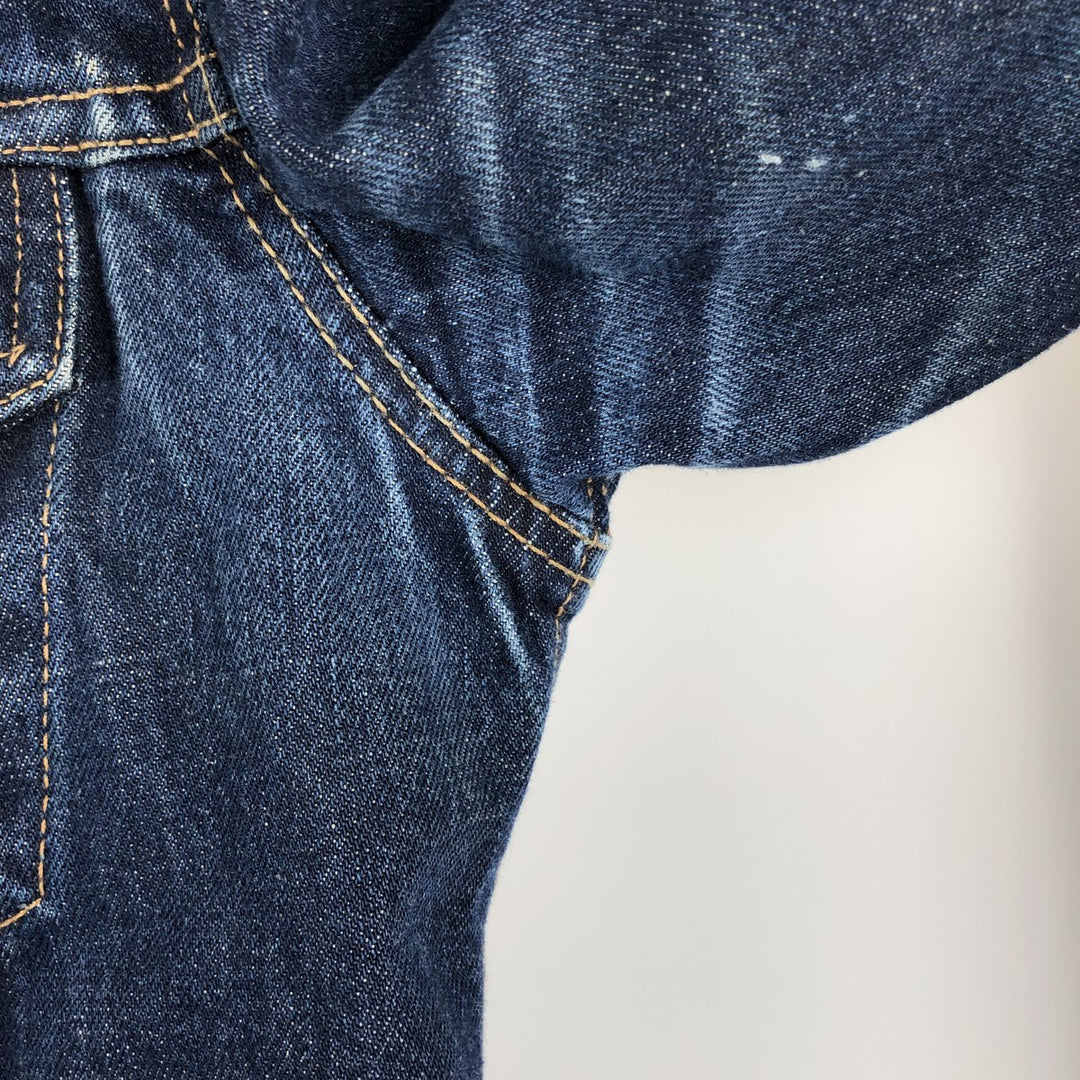 Levi's denim jacket, denim jacket, women's size L cotton navy blue type Vintage Second Hand