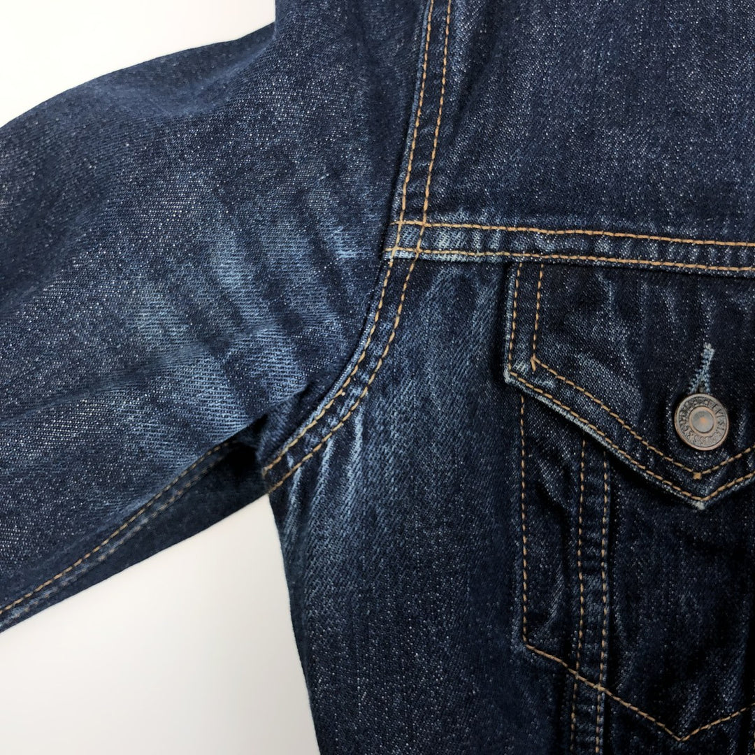 Levi's denim jacket, denim jacket, women's size L cotton navy blue type Vintage Second Hand