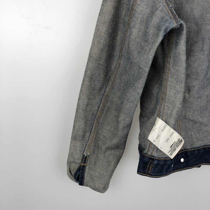Levi's denim jacket, denim jacket, women's size L cotton navy blue type Vintage Second Hand
