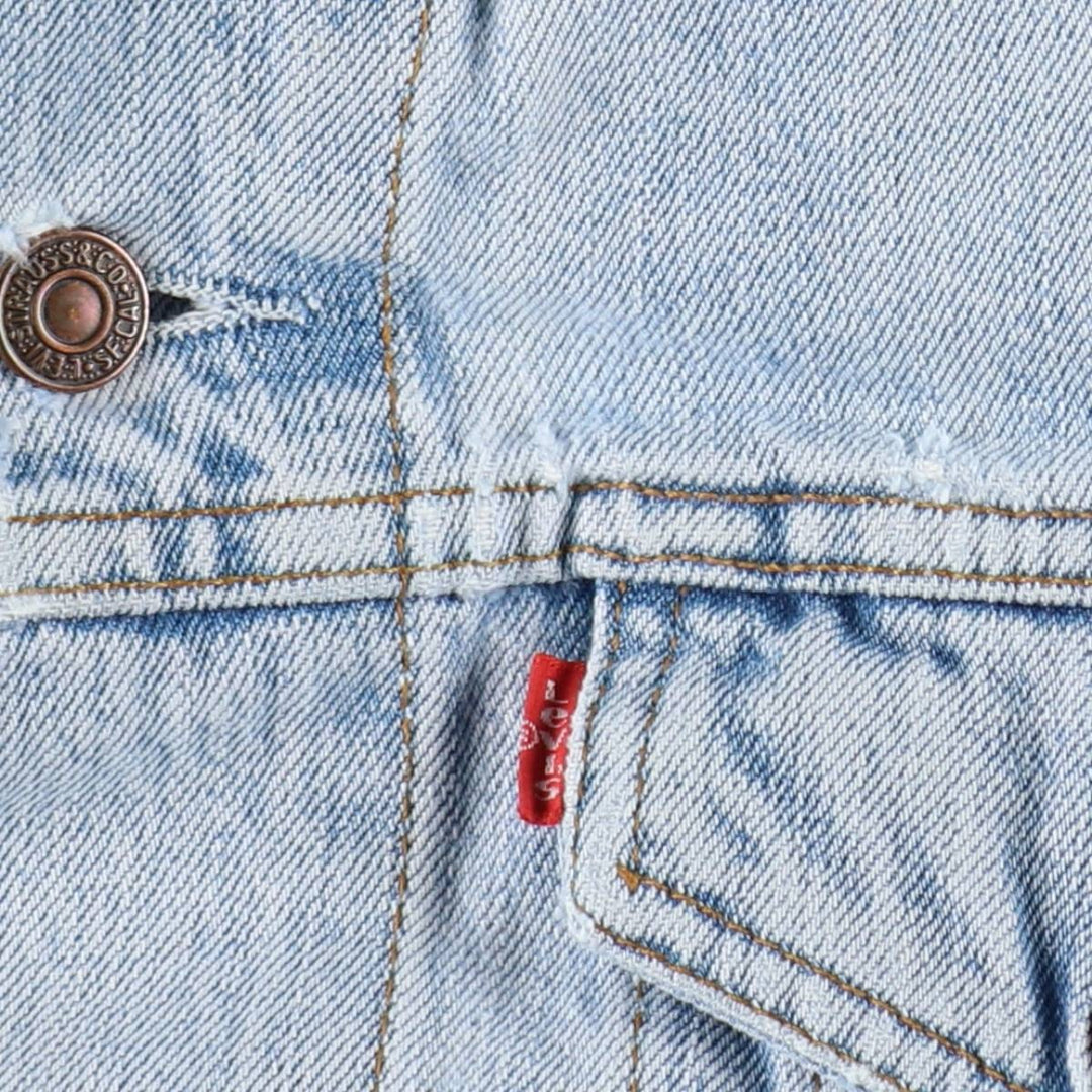 Levi's 70503 04 Denim Jacket (Men's Size L) cotton Blue type light blue Vintage Second Hand
