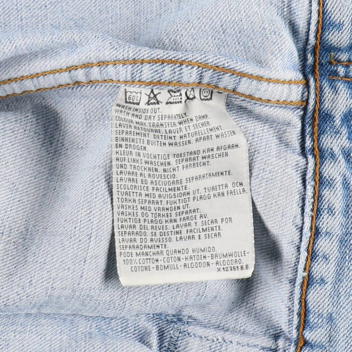 Levi's 70503 04 Denim Jacket (Men's Size L) cotton Blue type light blue Vintage Second Hand