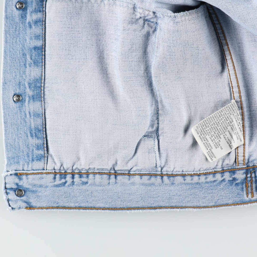 Levi's 70503 04 Denim Jacket (Men's Size L) cotton Blue type light blue Vintage Second Hand