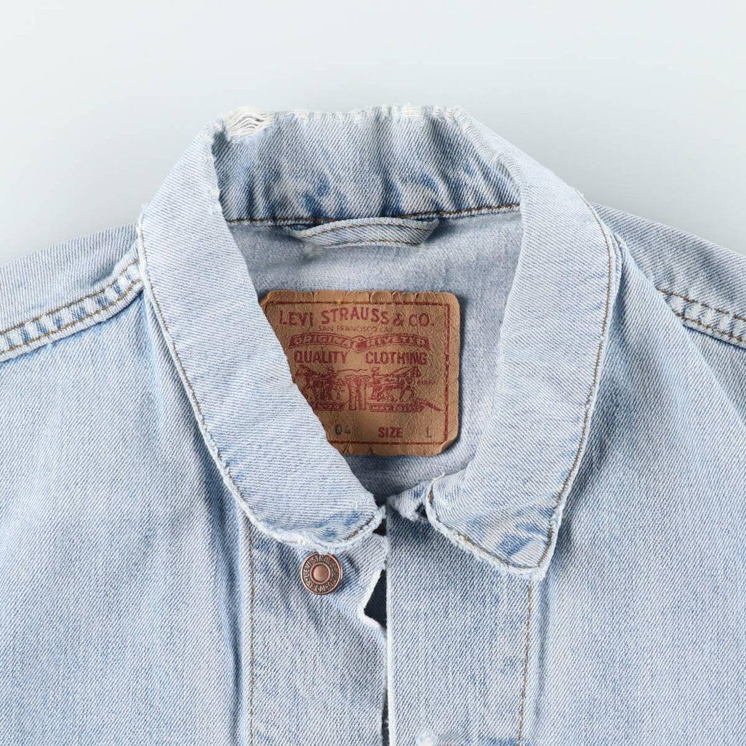 Levi's 70503 04 Denim Jacket (Men's Size L) cotton Blue type light blue Vintage Second Hand