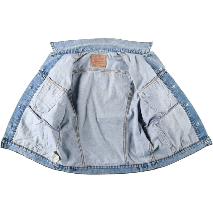 Levi's 70503 02 denim jacket, denim jacket, men's size L cotton Blue type light blue Vintage Second Hand
