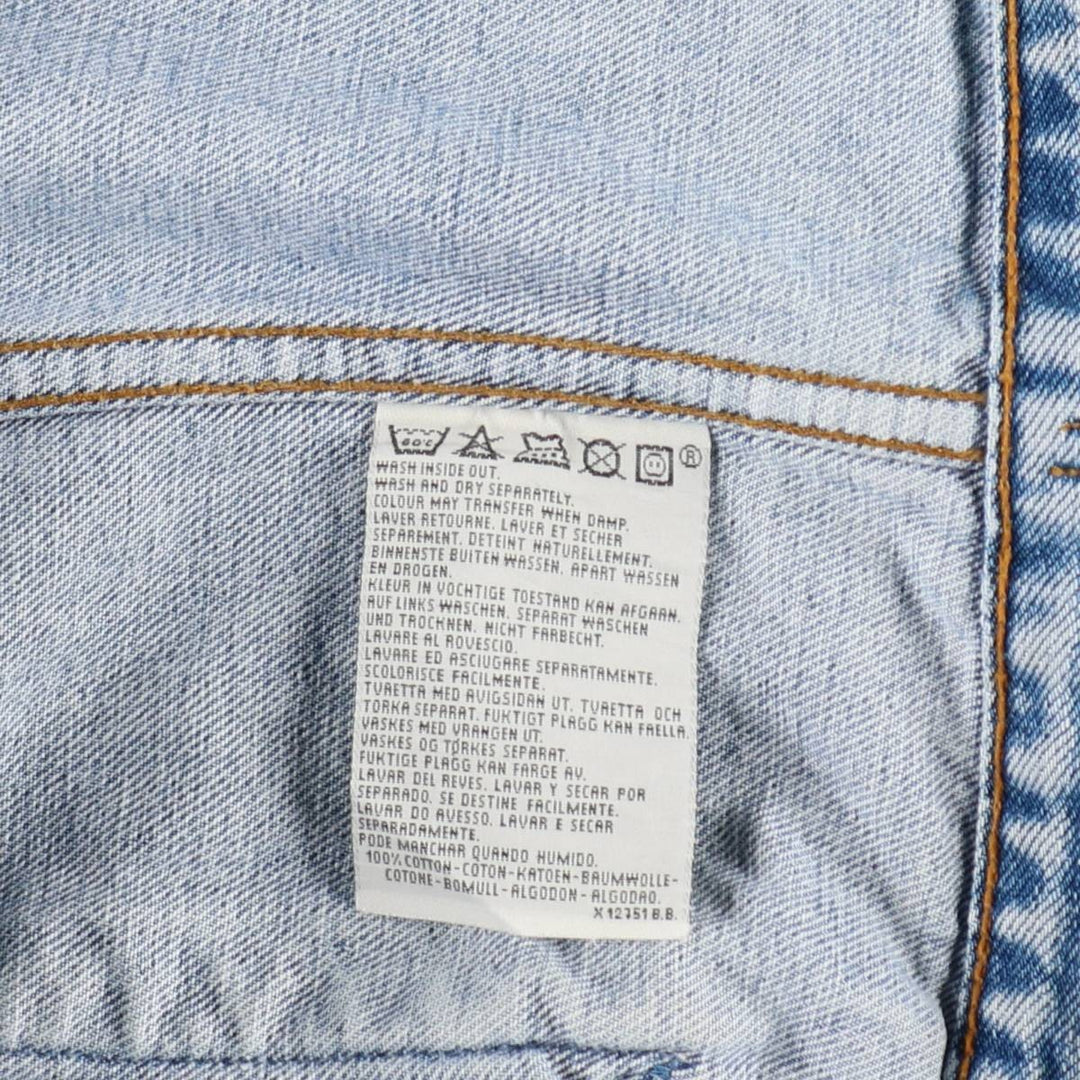 Levi's 70503 02 denim jacket, denim jacket, men's size L cotton Blue type light blue Vintage Second Hand