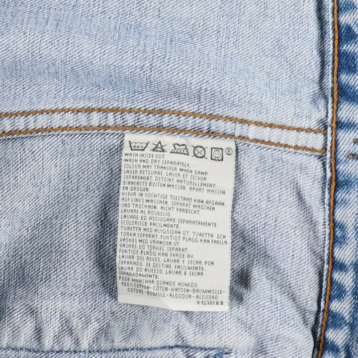 Levi's 70503 02 denim jacket, denim jacket, men's size L cotton Blue type light blue Vintage Second Hand