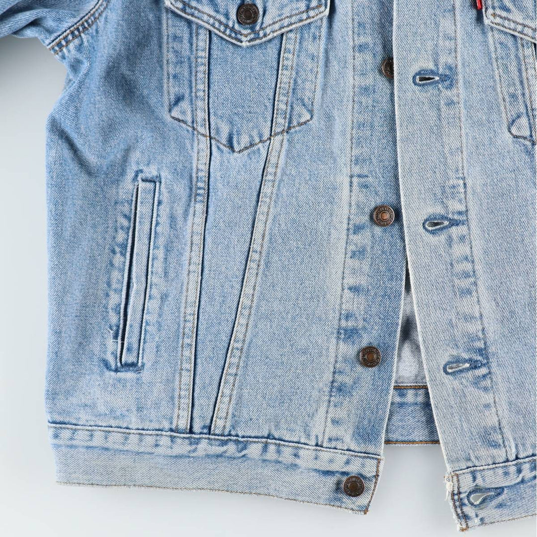 Levi's 70503 02 denim jacket, denim jacket, men's size L cotton Blue type light blue Vintage Second Hand