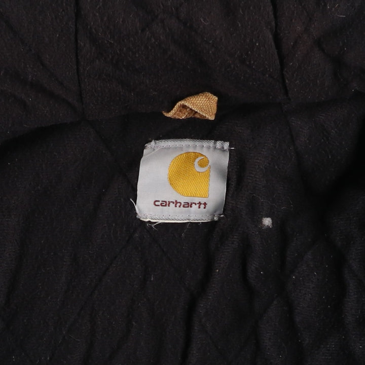 Carhartt Active Jacket Duck Full Zip Hoodie Men's XXL unclear Beige type Vintage Second Hand