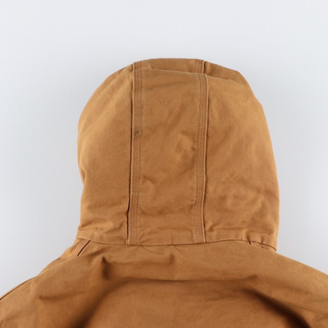 Carhartt Active Jacket, Padded Duck Full-Zip Hoodie, Made in USA, Men's XXL unclear brown type Vintage Second Hand