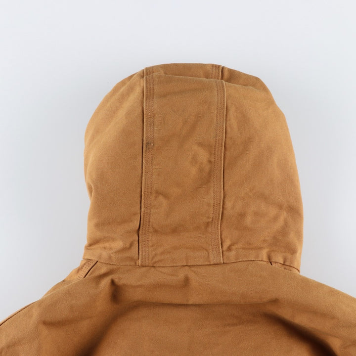 Carhartt Active Jacket, Padded Duck Full-Zip Hoodie, Made in USA, Men's XXL unclear brown type Vintage Second Hand