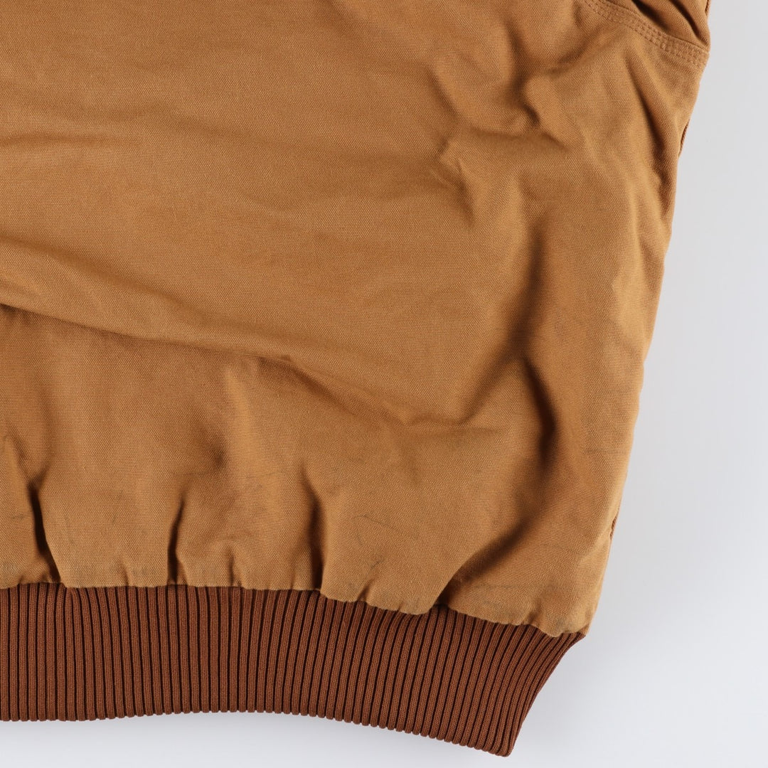 Carhartt Active Jacket, Padded Duck Full-Zip Hoodie, Made in USA, Men's XXL unclear brown type Vintage Second Hand