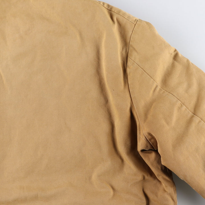 Big Size 70s-80'S Big Ben Duck Work Jacket, Made in USA, Men's XXXL Equivalent, Vintage cotton Beige type Vintage Second Hand