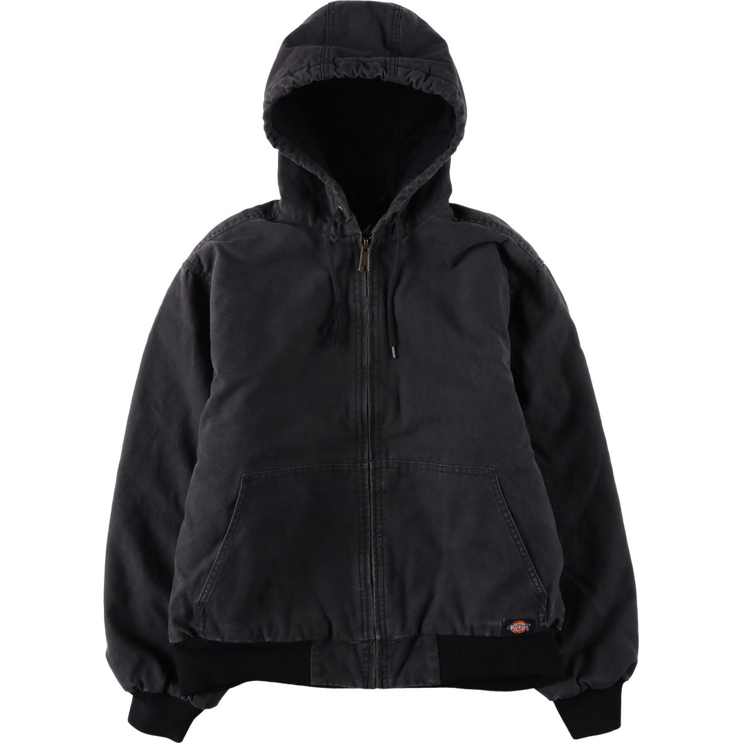 Dickies Duck Full-Zip Hoodie, Men's Size L (approx.) cotton black type Vintage Second Hand