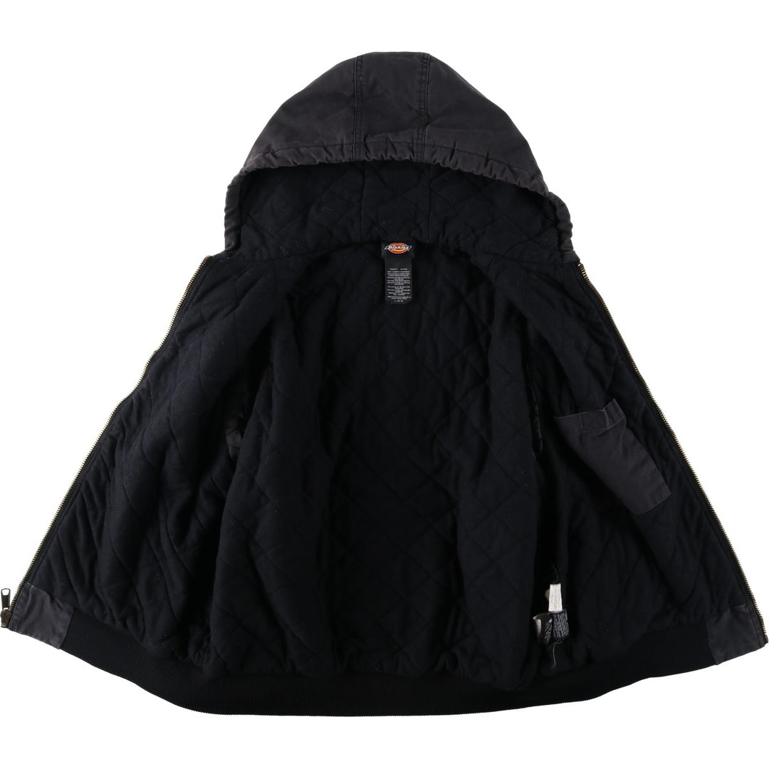 Dickies Duck Full-Zip Hoodie, Men's Size L (approx.) cotton black type Vintage Second Hand