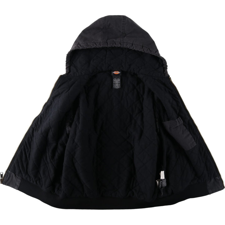 Dickies Duck Full-Zip Hoodie, Men's Size L (approx.) cotton black type Vintage Second Hand