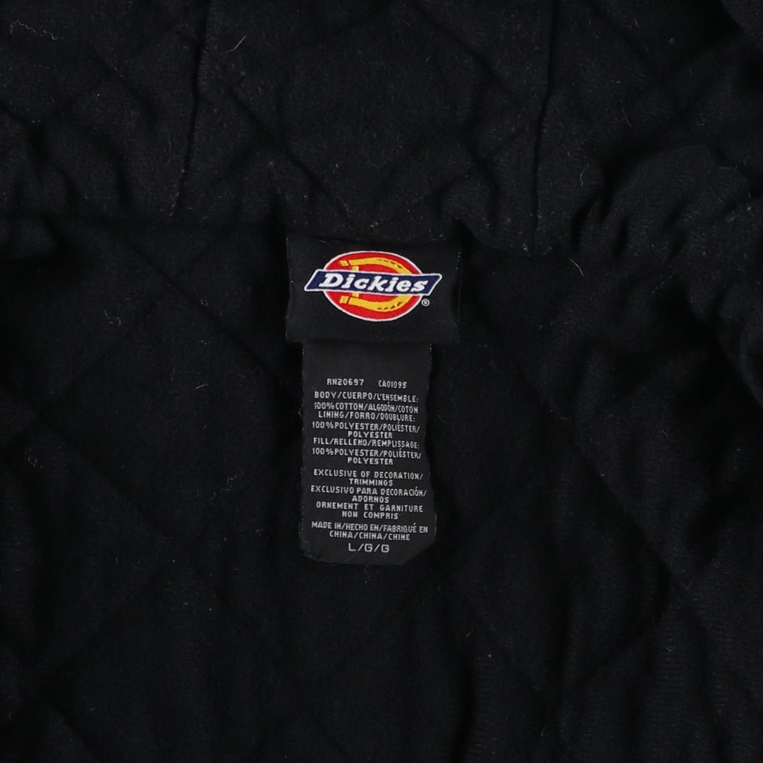 Dickies Duck Full-Zip Hoodie, Men's Size L (approx.) cotton black type Vintage Second Hand