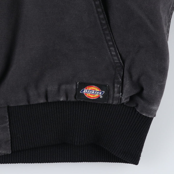 Dickies Duck Full-Zip Hoodie, Men's Size L (approx.) cotton black type Vintage Second Hand