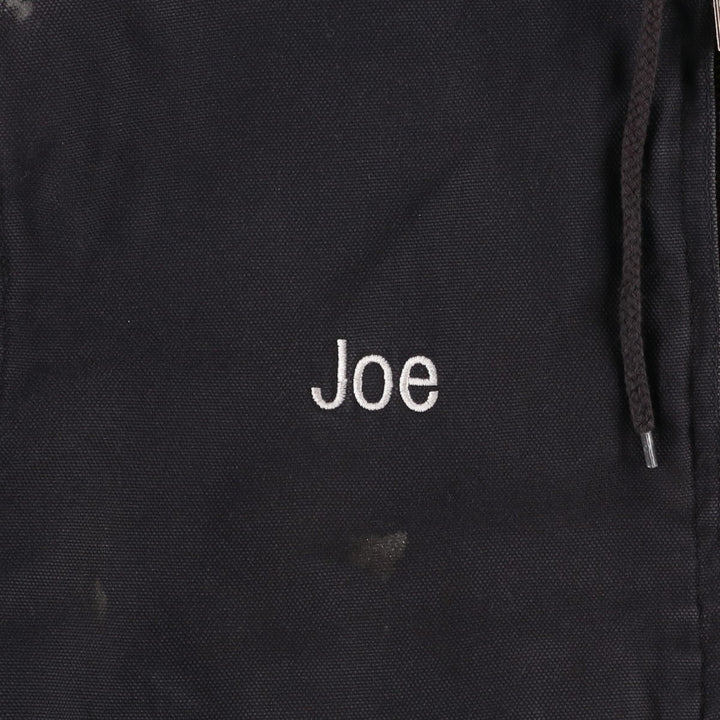 Dickies padded duck canvas full-zip hoodie, men's size L (approx.) cotton black type Vintage Second Hand