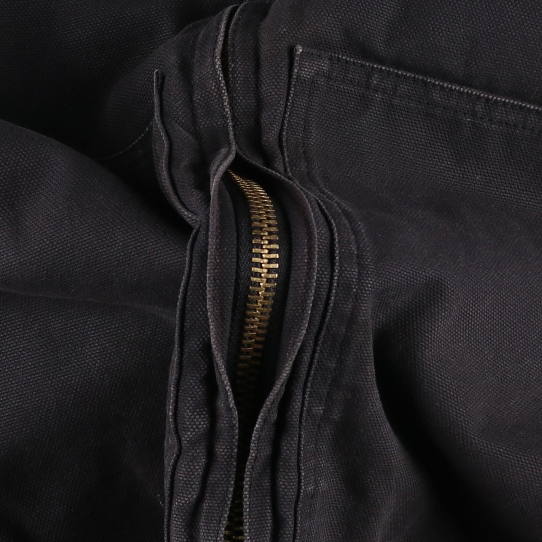 Dickies padded duck canvas full-zip hoodie, men's size L (approx.) cotton black type Vintage Second Hand